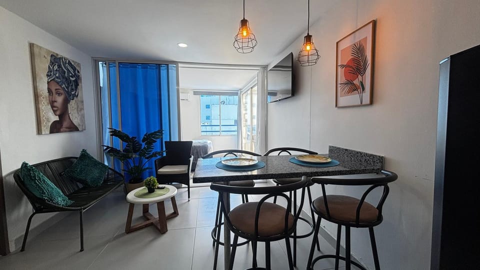Apartamento bonito en Cartagena ,el laguito bocagrande con vista al mar Apartment in Cartagena