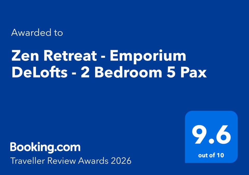 Zen Retreat - Emporium DeLofts - 2 Bedroom 5 Pax Apartment in Kuching