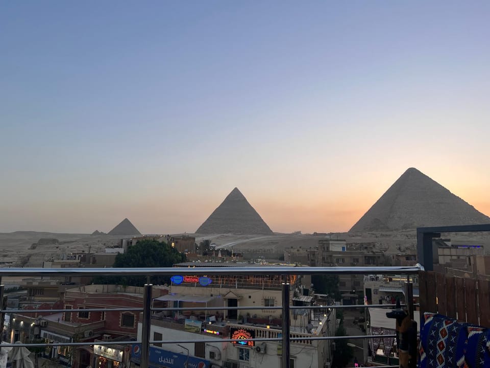 Nearby landmark, Sunset