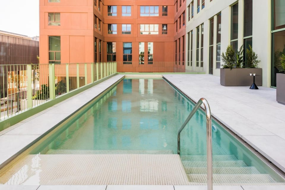 Property building, Pool view, Swimming pool