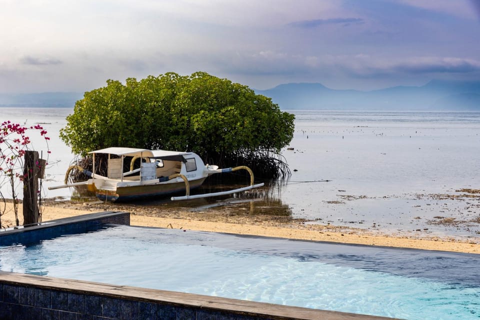 Natural landscape, Pool view, Sea view, Swimming pool