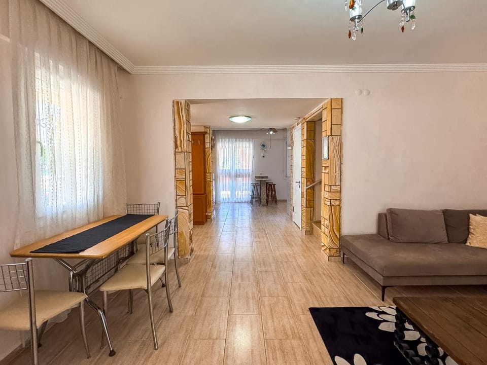 Living room, Seating area, Dining area