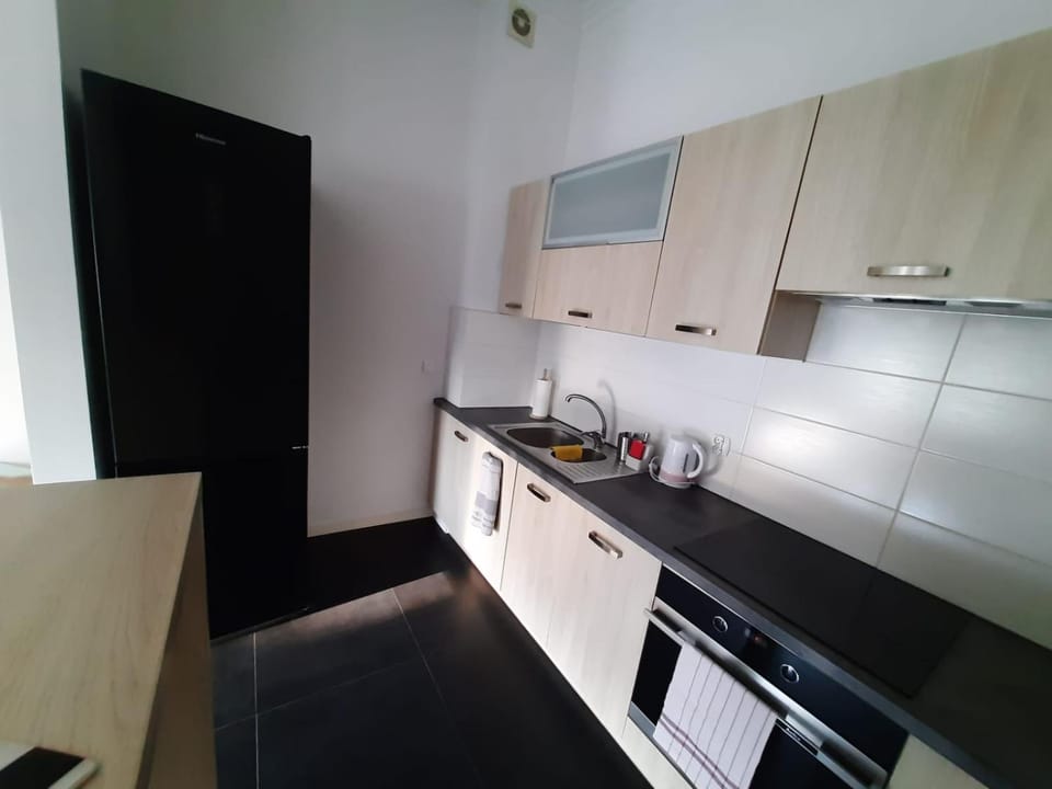 Kitchen or kitchenette, dishwasher