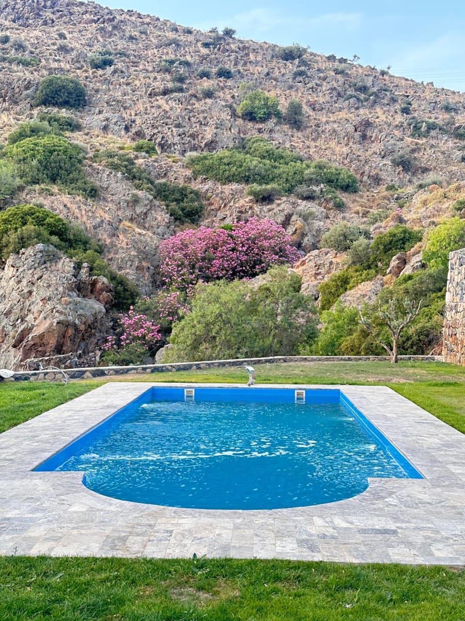 Spring, Day, Natural landscape, Mountain view, Pool view, Swimming pool