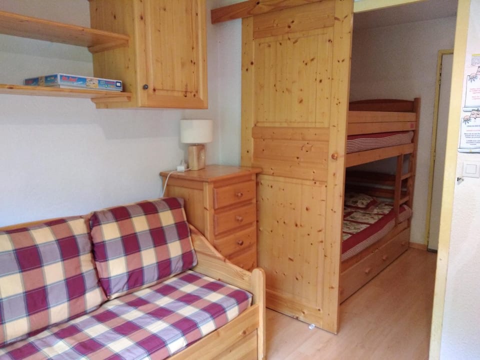 Studio Cabine, plein centre de Valloire Cabin in Auvergne-Rhône-Alpes