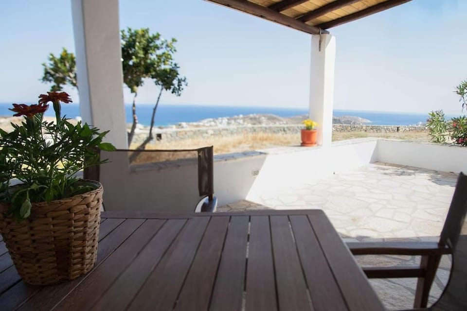 Patio, Day, Natural landscape, View (from property/room), Balcony/Terrace, Sea view
