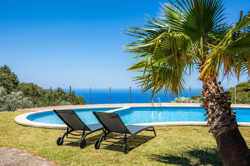 Property building, Living room, Swimming pool