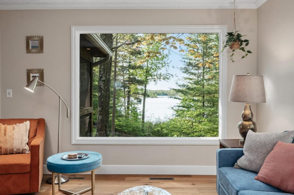 Natural landscape, Seating area, Garden view