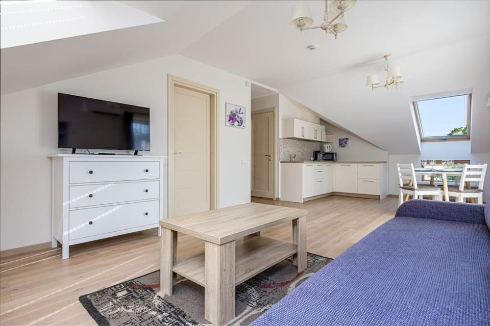 TV and multimedia, Kitchen or kitchenette, Photo of the whole room, Dining area
