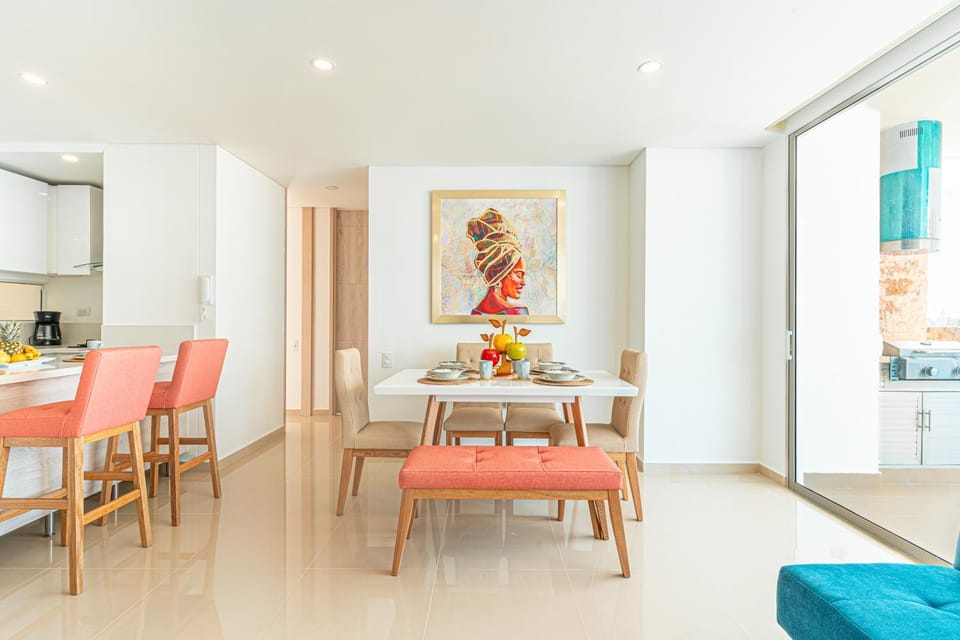 Porto Novo -Spectacular condo Minutes From the Old City Apartment in Cartagena