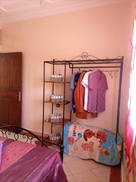 Bed, Photo of the whole room, Bedroom, bunk bed, towels, wardrobe