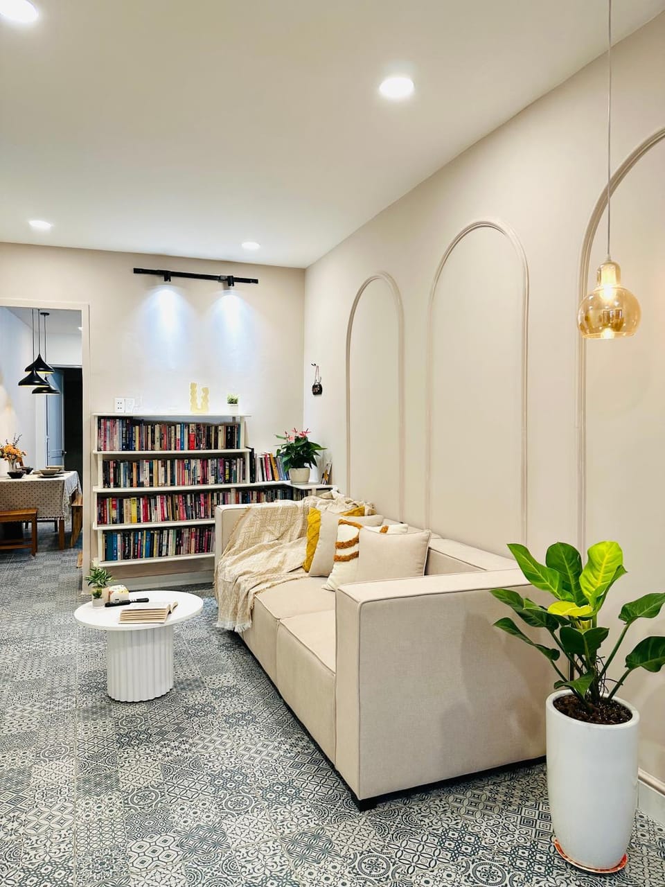 Library, Living room, Seating area