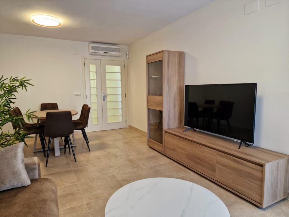 Living room, air conditioner