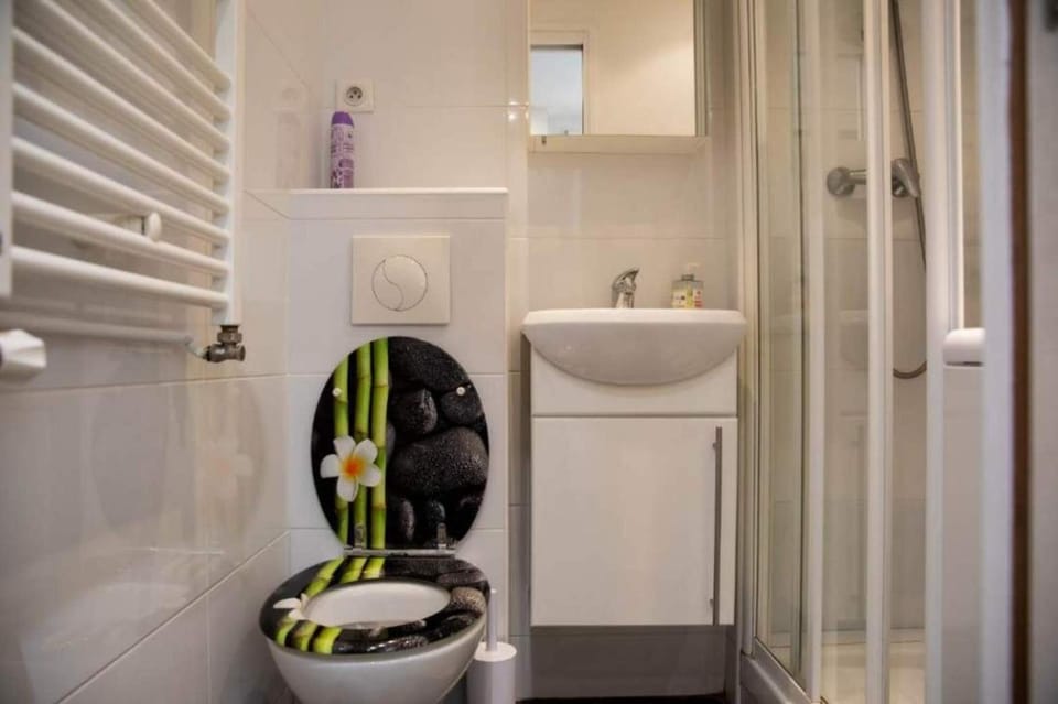 Bathroom, Living room
