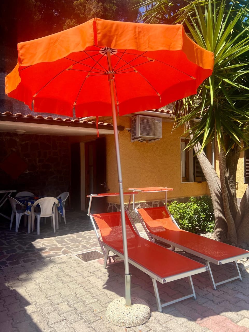Patio, Day, sunbed