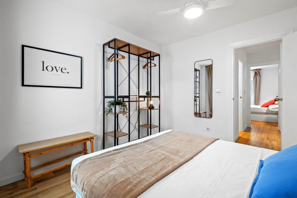 Bed, Bedroom, wardrobe