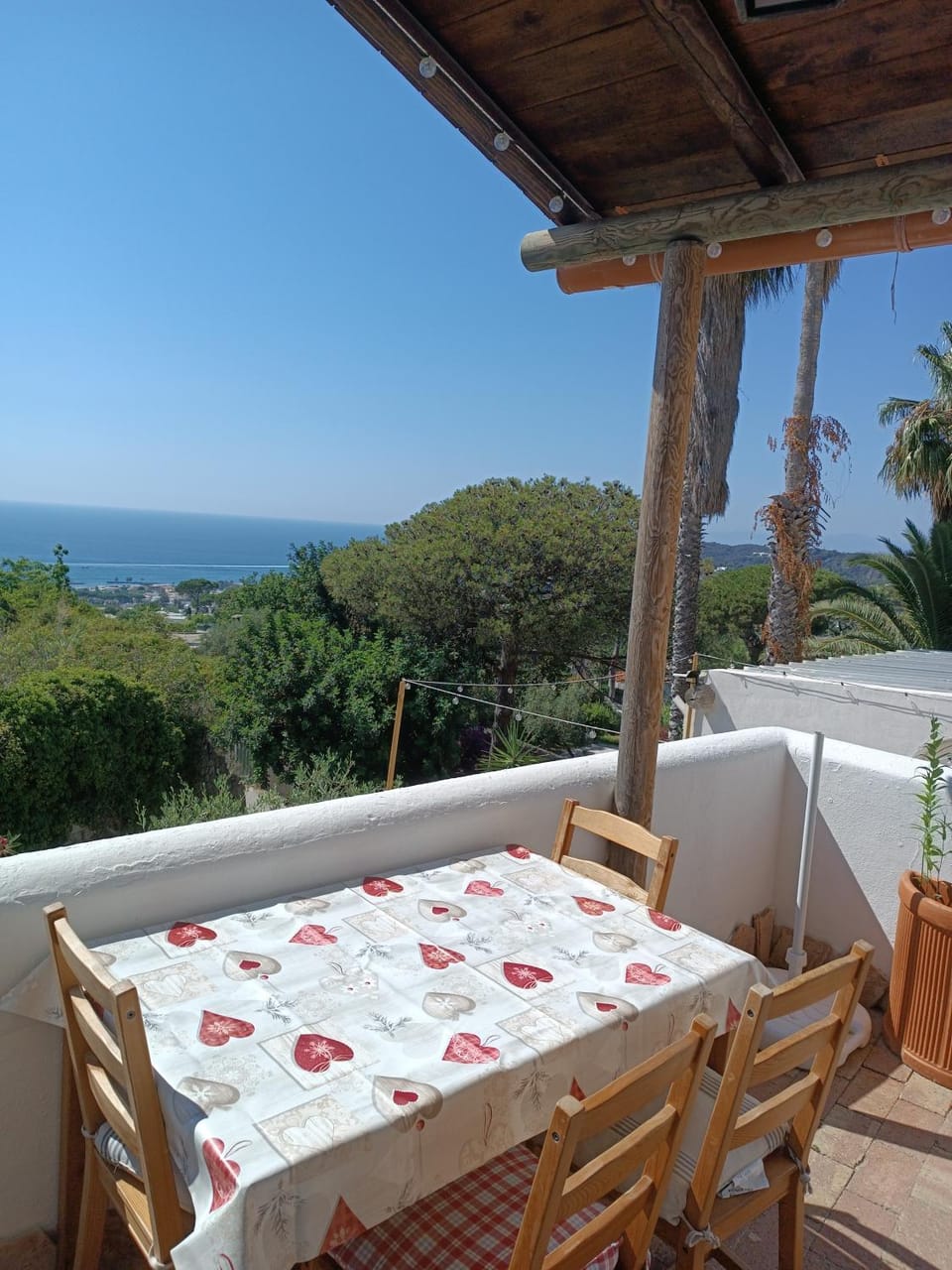 Patio, Day, Natural landscape, View (from property/room), Balcony/Terrace, Seating area, Dining area, Sea view