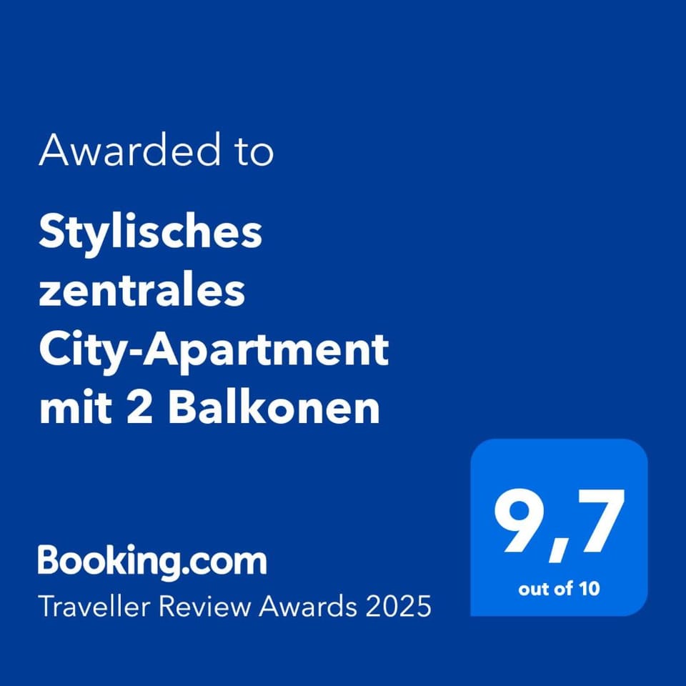 Stylisches zentrales City-Apartment mit 2 Balkonen Apartment in Leipzig