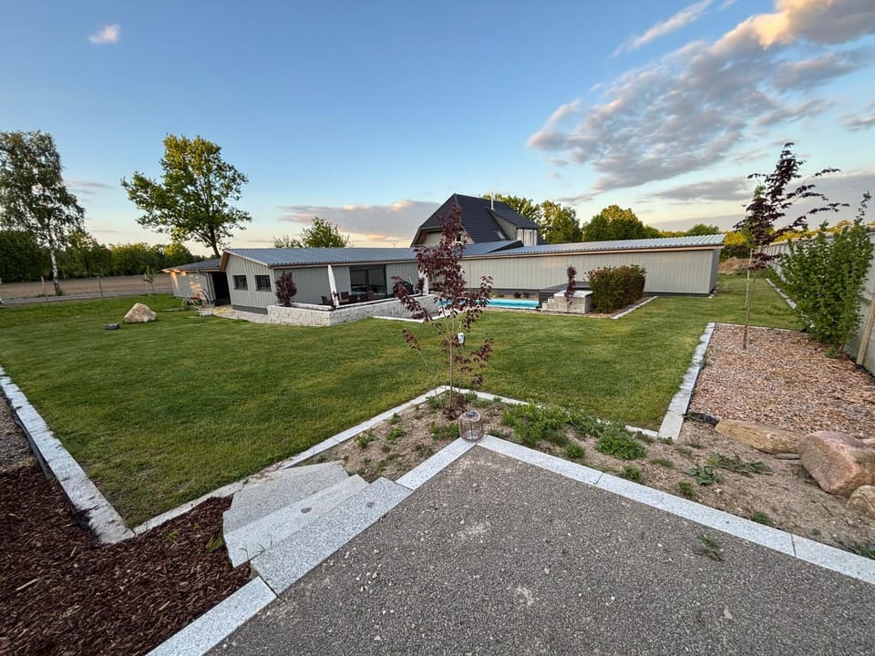 Ferienhaus mit privatem Pool House in Soltau