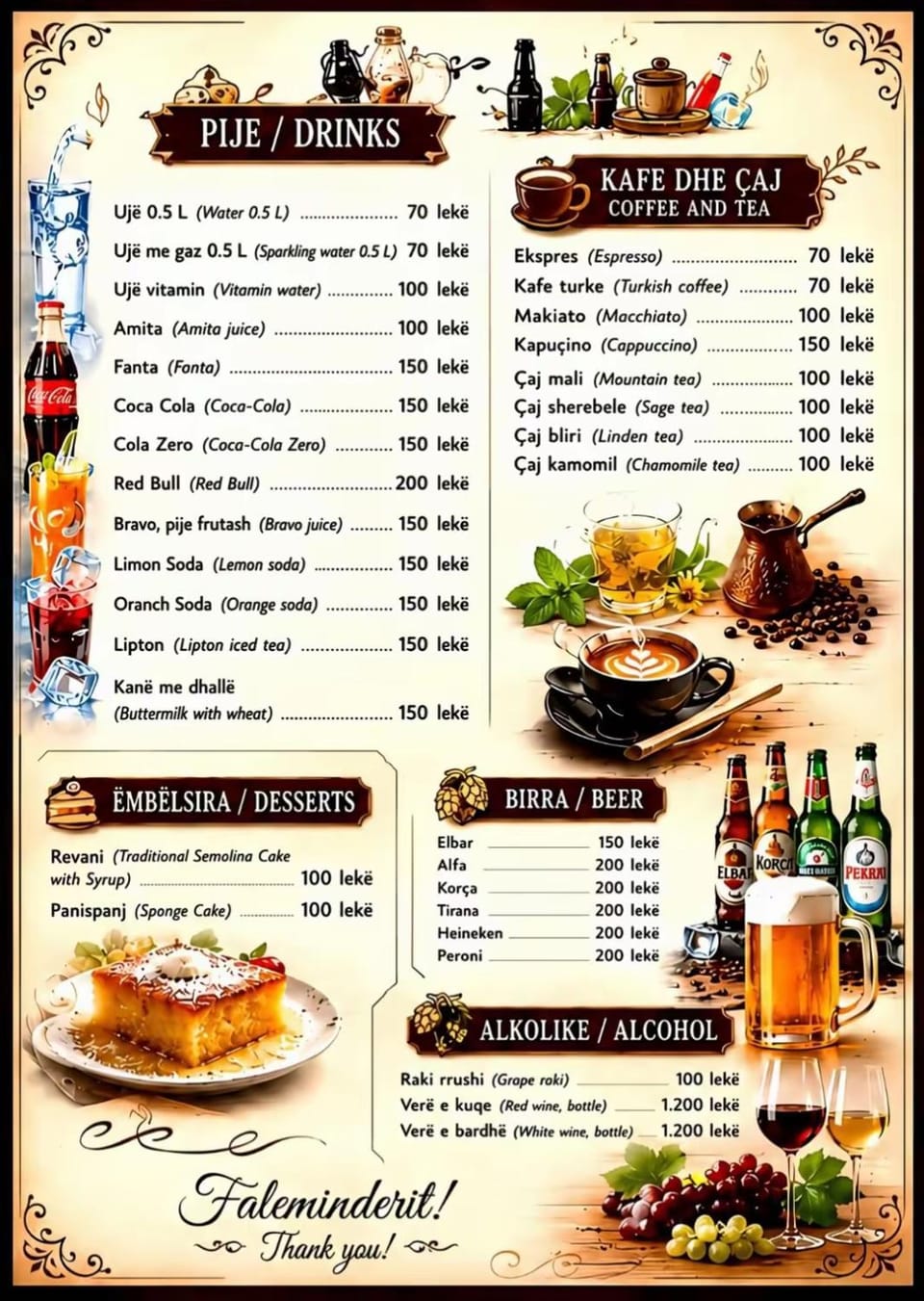 Food and drinks