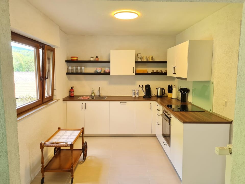 Coffee/tea facilities, Kitchen or kitchenette, pet friendly, stove
