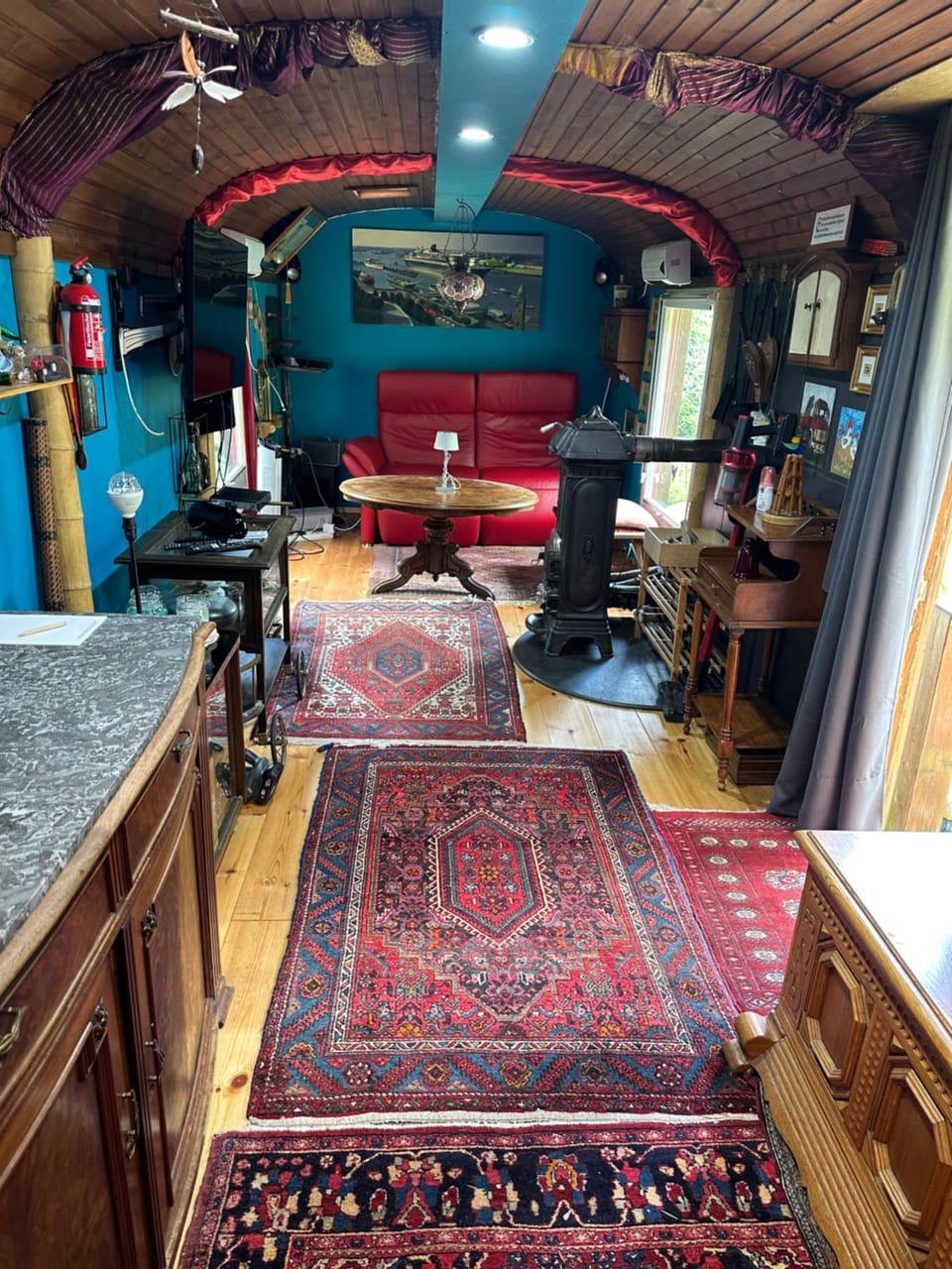 Zirkuswagen im Grünen Luxury tent in Hamburg