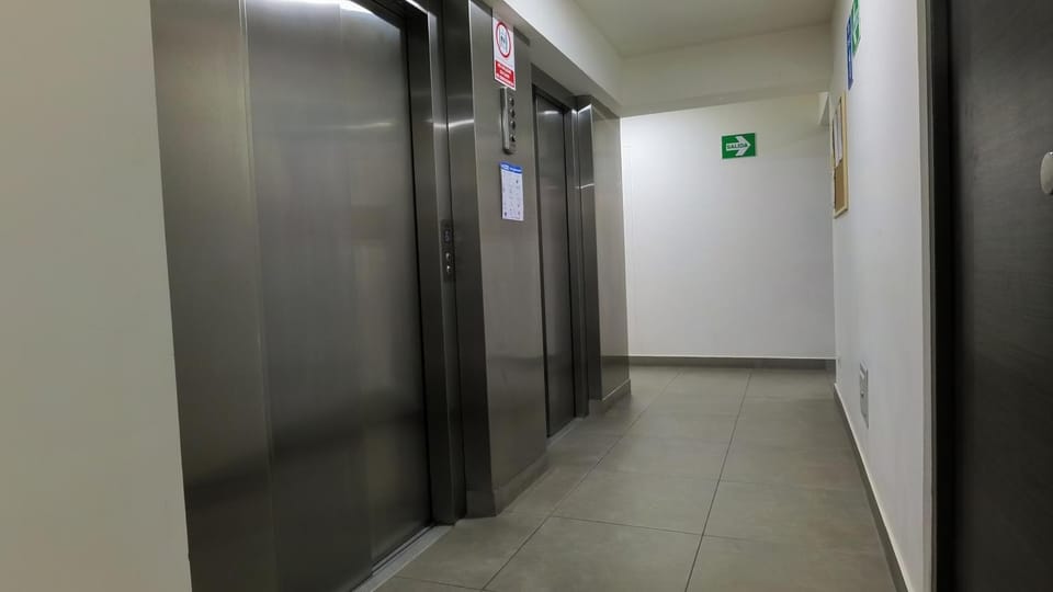 Property building, elevator