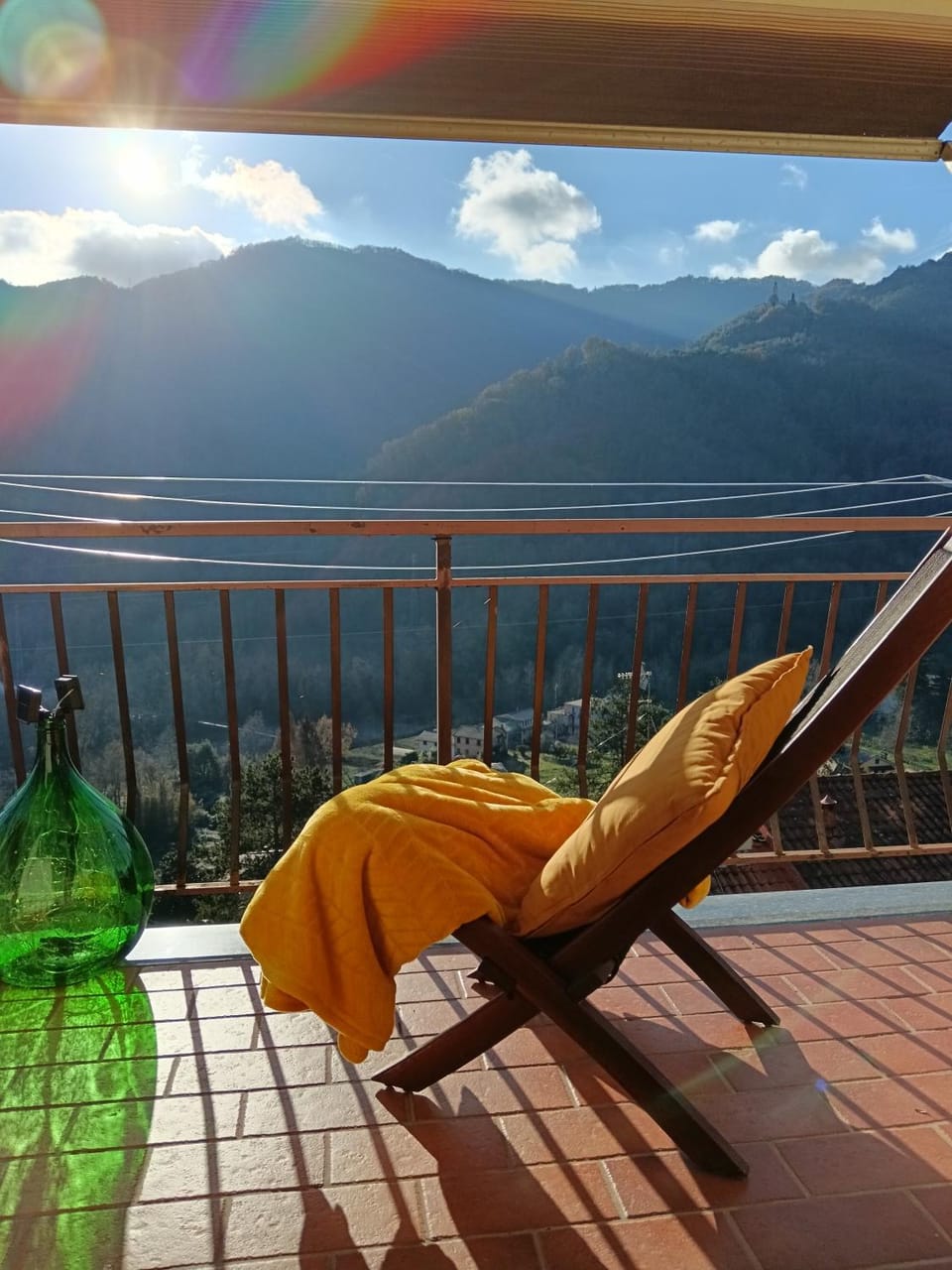 Day, Natural landscape, View (from property/room), Balcony/Terrace, Mountain view