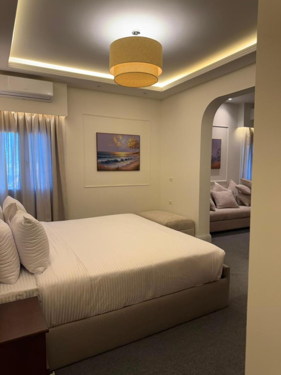 Seating area, Bedroom