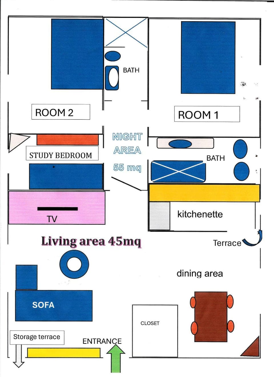 Da Riki con vista sulle colline Toscane Apartment in Pistoia