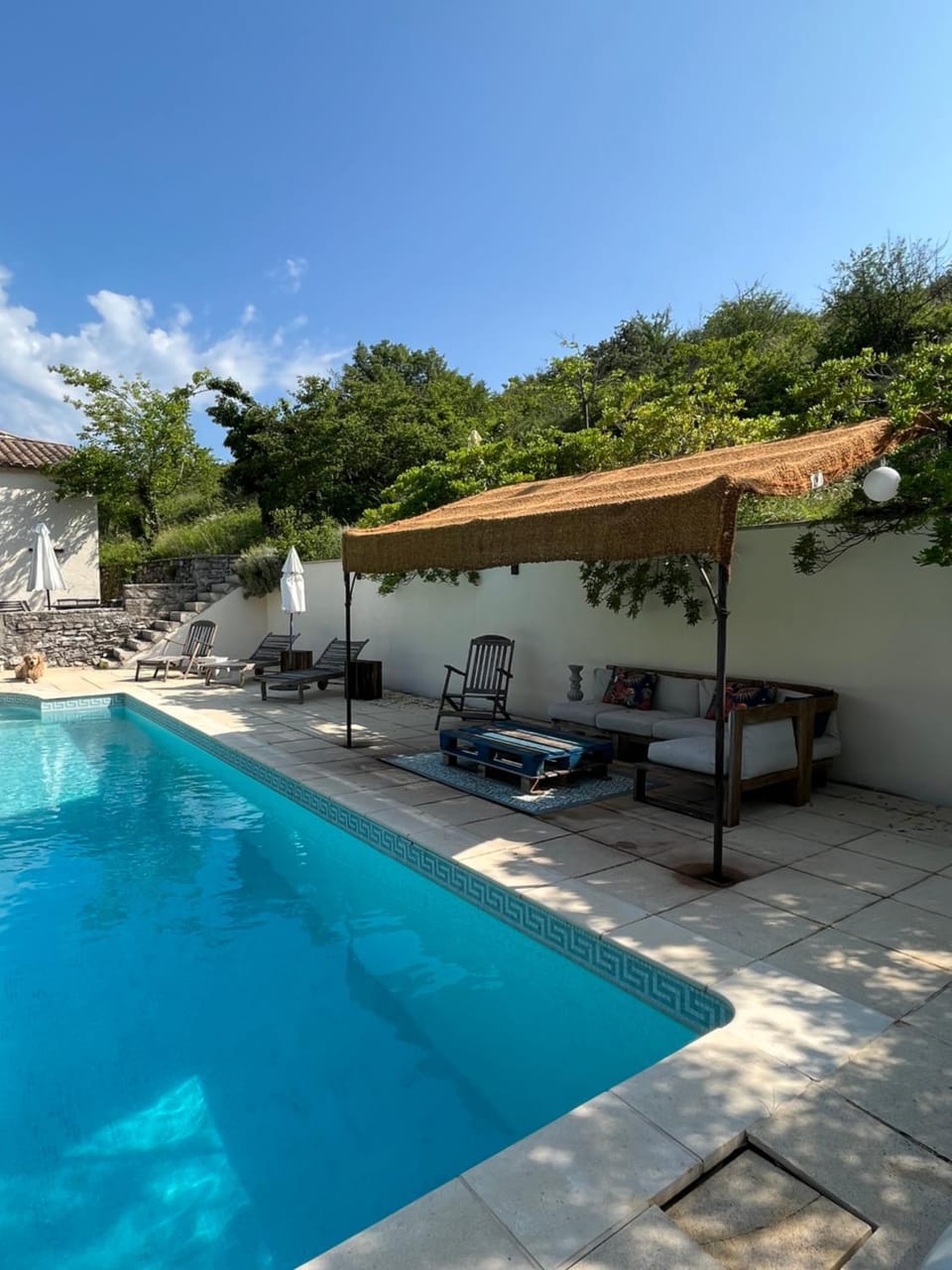 Pool view, Swimming pool, Swimming pool, sunbed