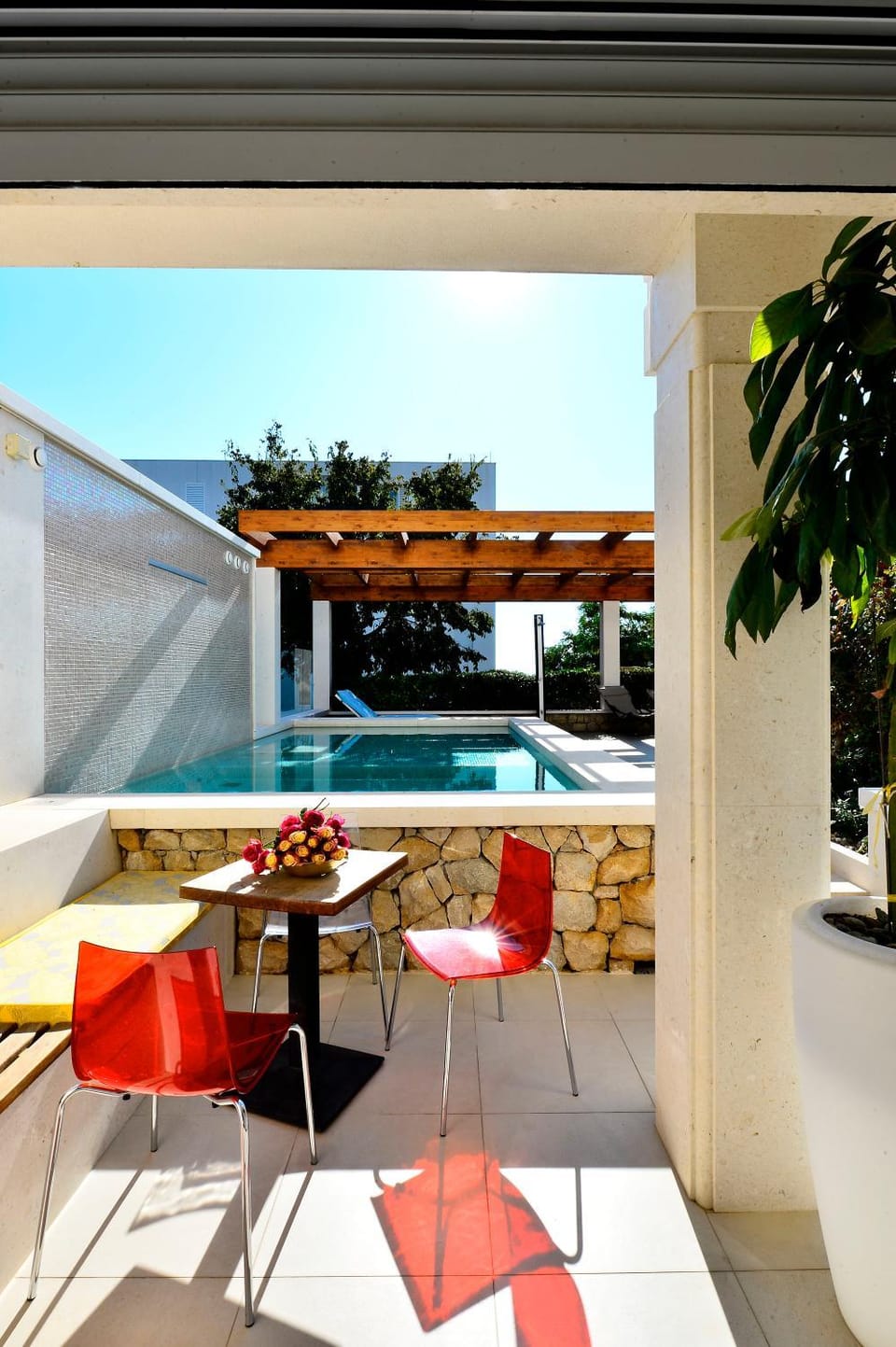 Patio, Day, View (from property/room), Balcony/Terrace, Balcony/Terrace, Seating area, Swimming pool