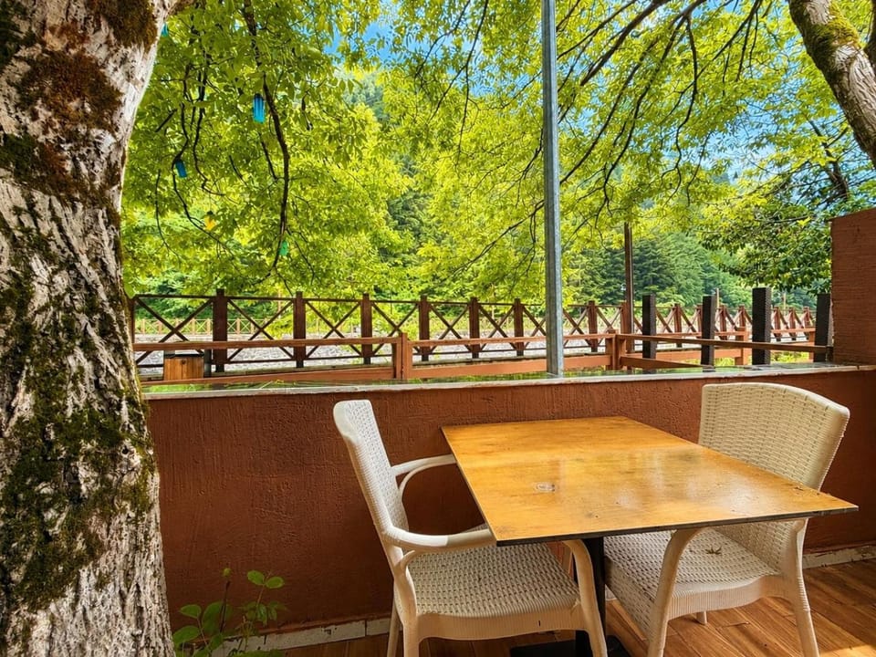 Patio, Spring, Day, Garden, View (from property/room), Balcony/Terrace, Dining area, Garden view