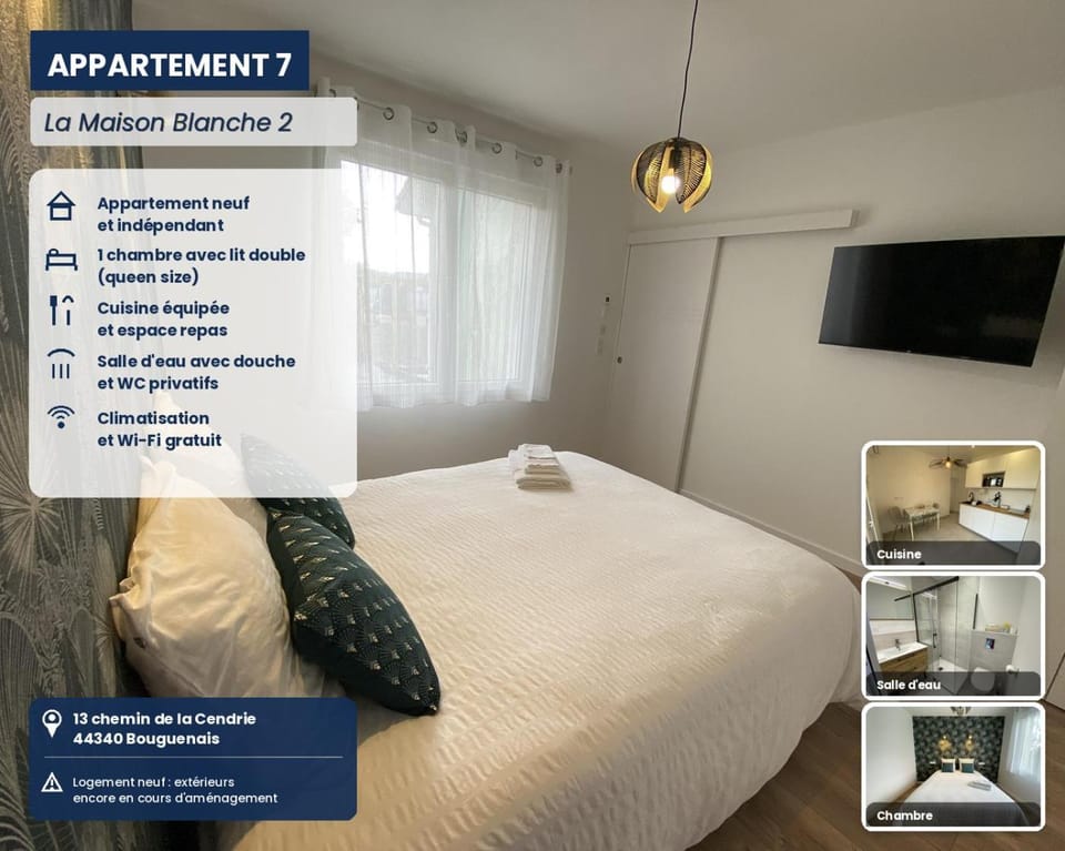 La Maison Blanche 1 et 2 Bed and Breakfast in Rezé