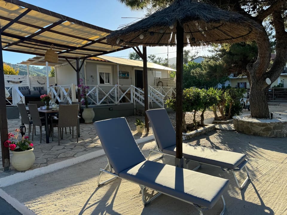 Property building, Patio, Garden view
