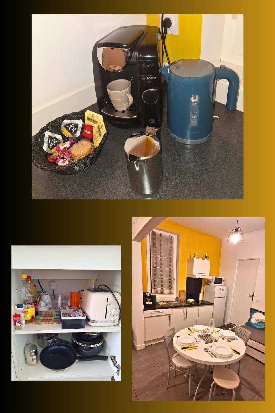 Coffee/tea facilities, Dining area