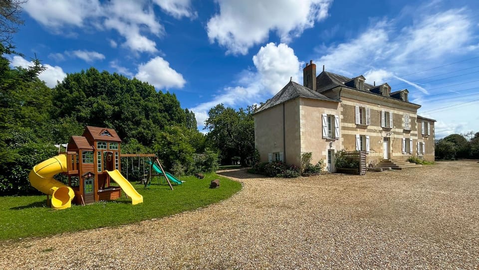 Property building, Children play ground, Garden view