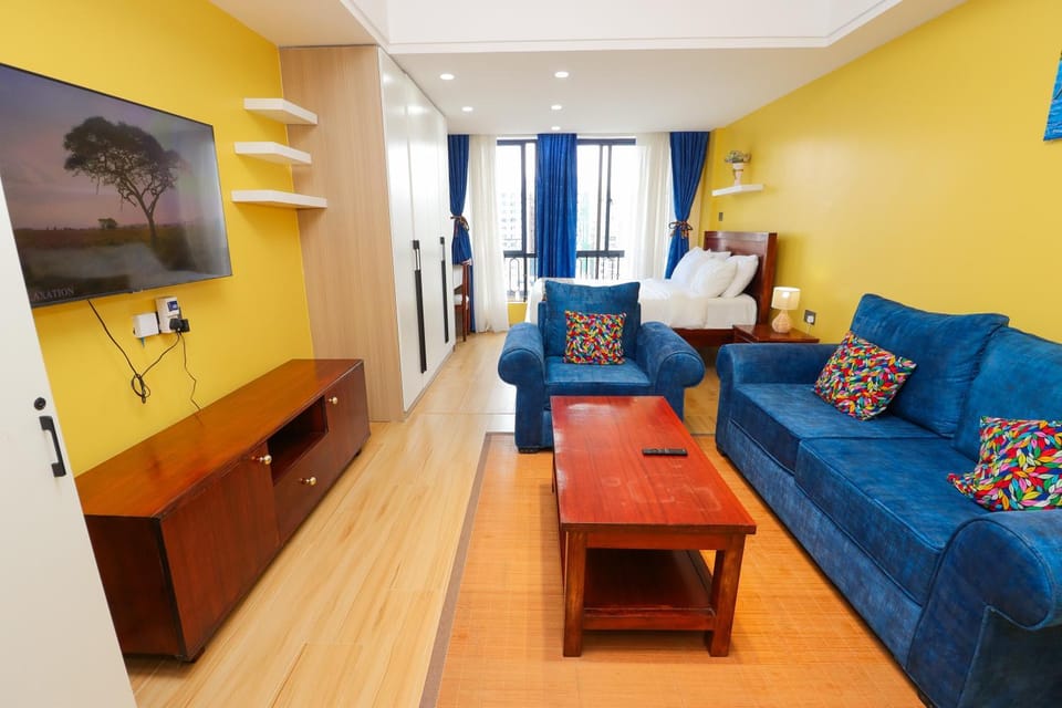 Kilimani Minala Blu Studio with a pool Apartment in Nairobi County