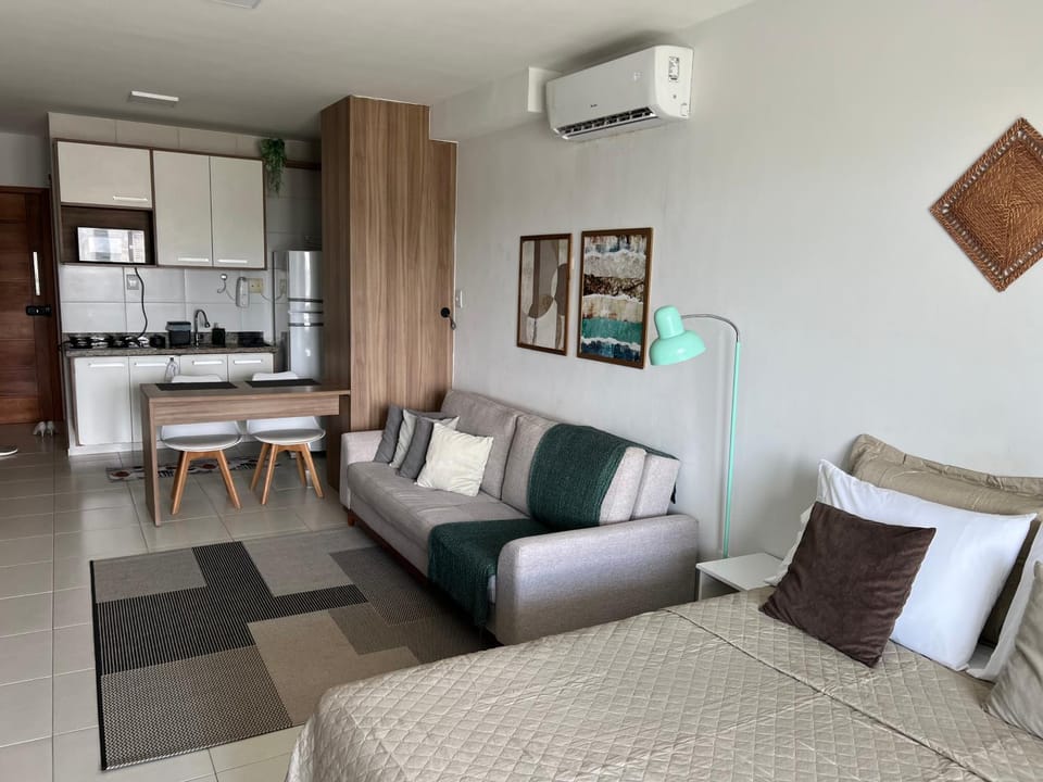 Bed, Kitchen or kitchenette, Photo of the whole room, Dining area, Bedroom, air conditioner