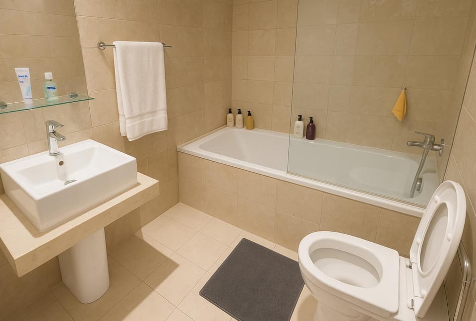 Shower, Toilet, Bathroom, Bath, towels