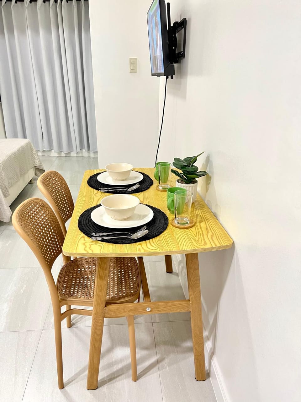 Studio Unit at Pearl of The Orient Tower in Front of US Embassy Apartment in Manila City
