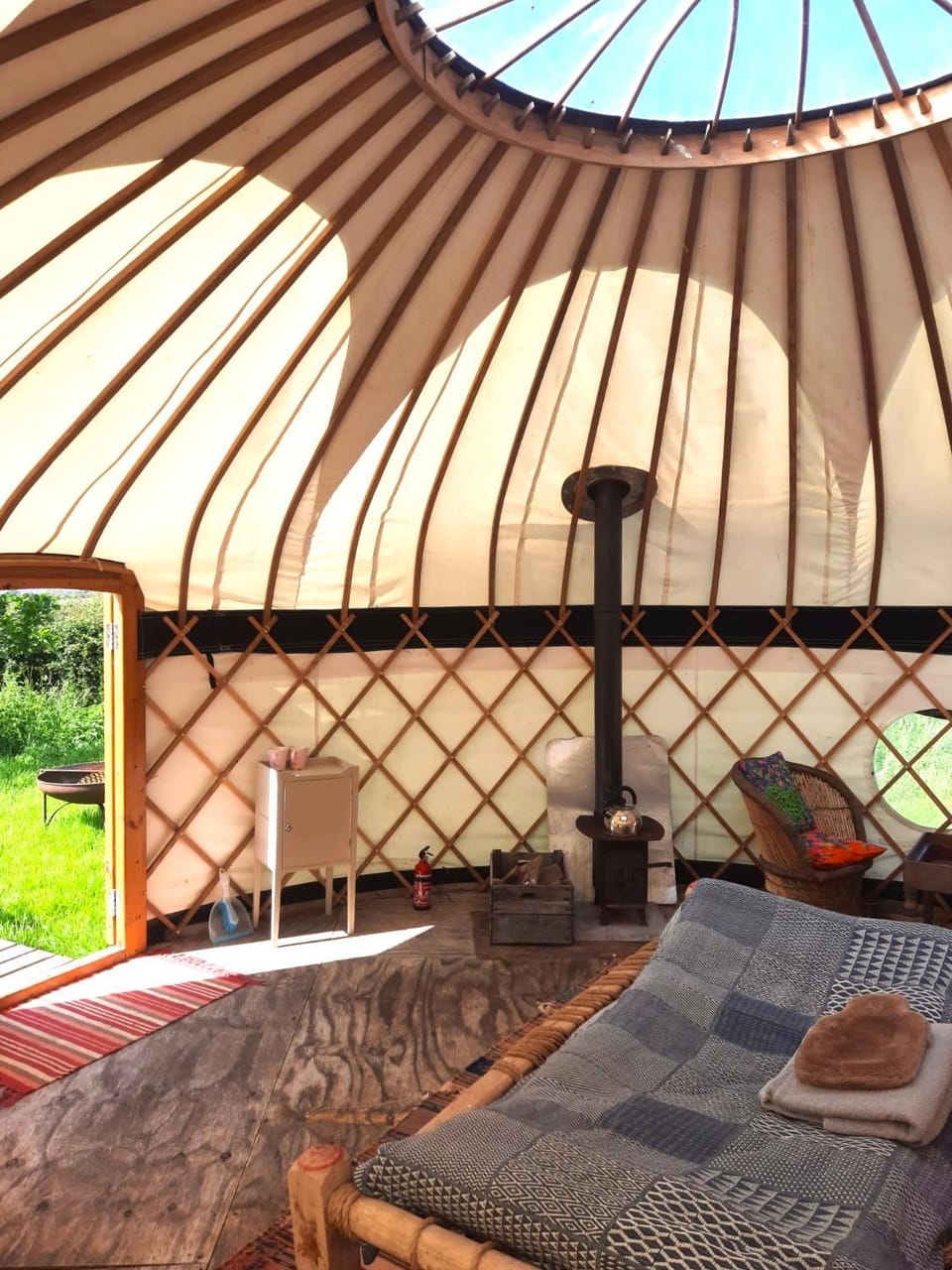 Glastonbury Wild Glamping Luxury tent in Glastonbury