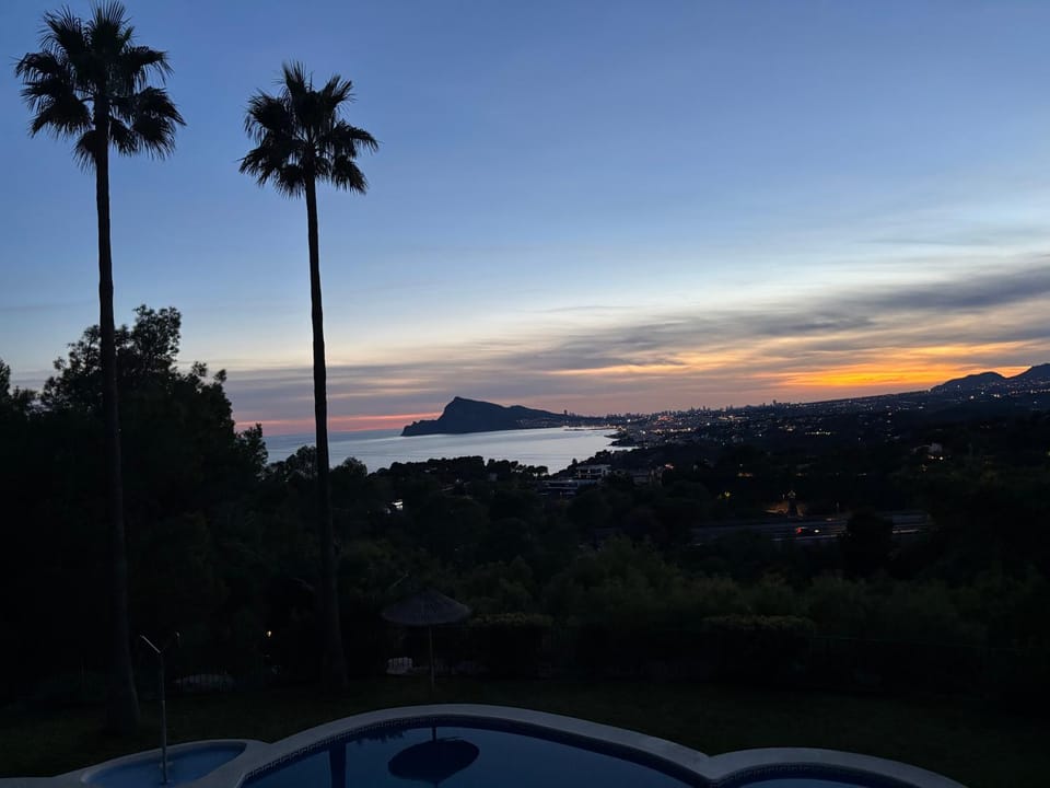 Mountain view, Sea view, Sunset
