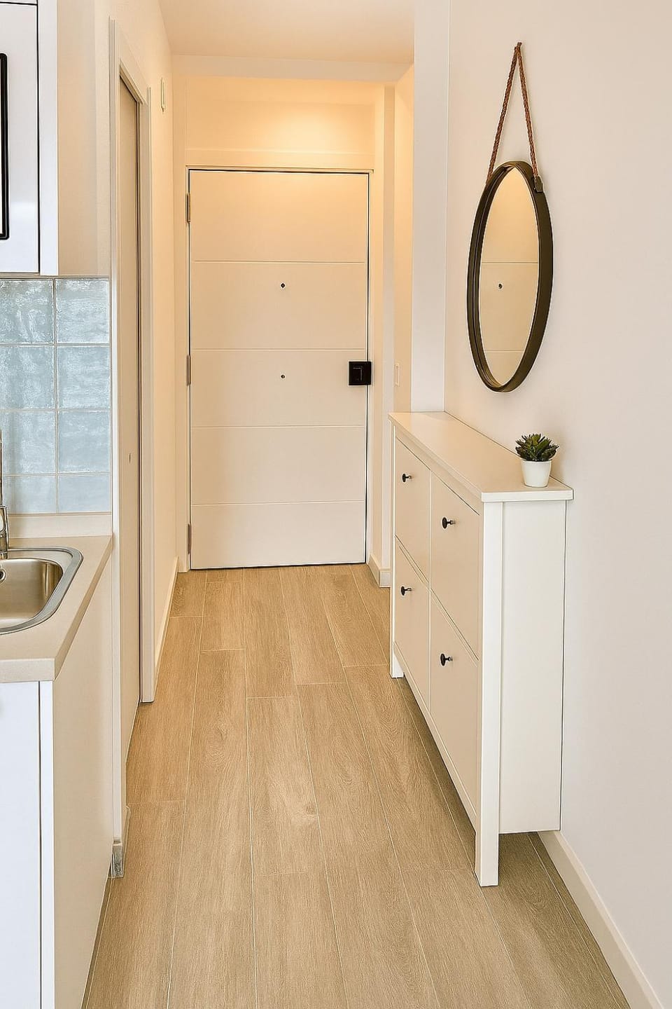 Kitchen or kitchenette, wardrobe