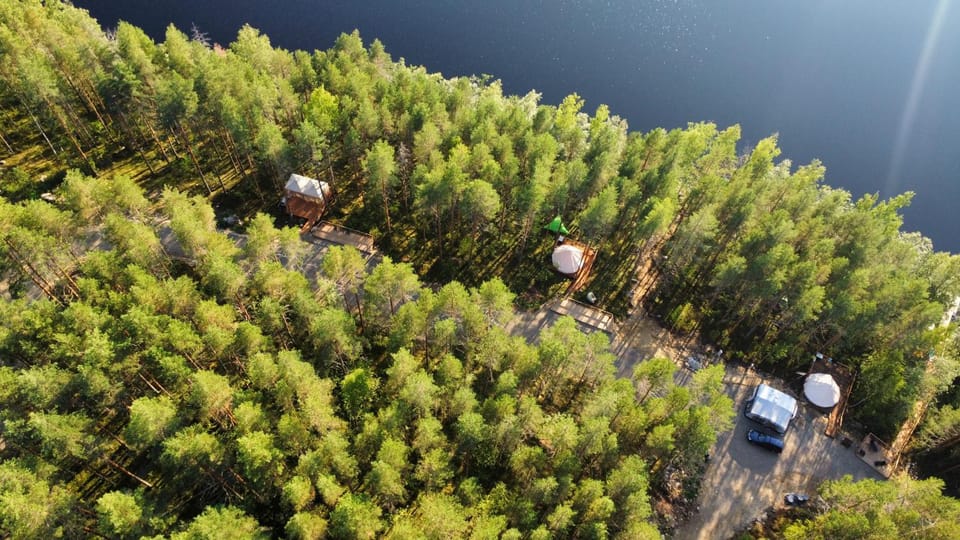 Day, Natural landscape, Bird's eye view, Lake view