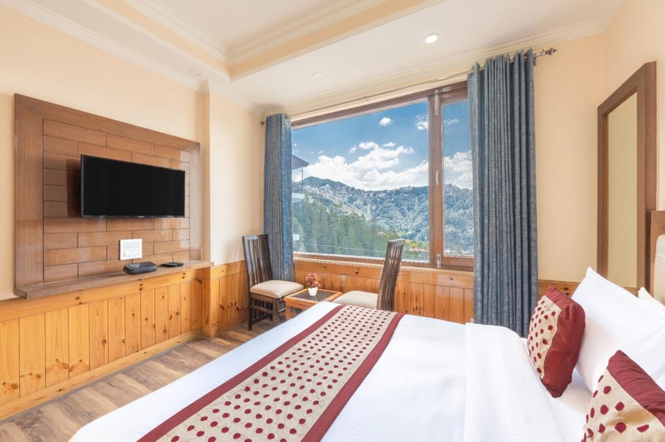 Natural landscape, Bedroom, Mountain view