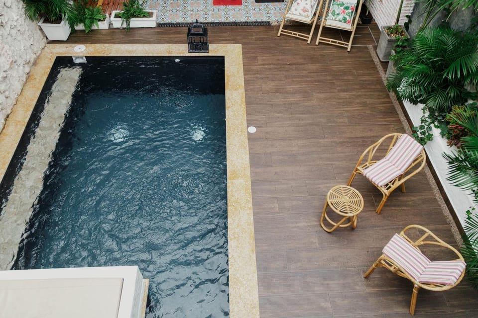 Patio, Day, Pool view, Swimming pool