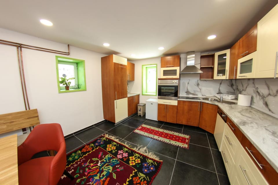 Kitchen or kitchenette, Dining area, dishwasher, oven