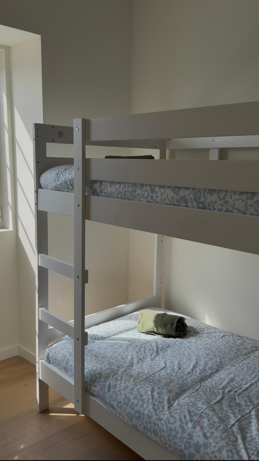 Photo of the whole room, bunk bed