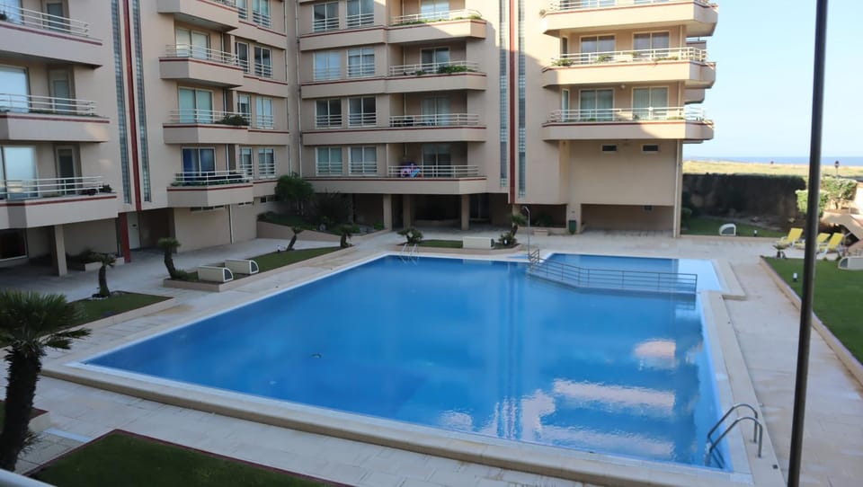 Pool view, sunbed